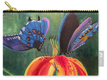 Load image into Gallery viewer, Butterfly Visits - Carry-All Pouch