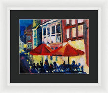 Load image into Gallery viewer, Cafe al fresca - Framed Print