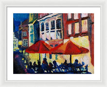 Load image into Gallery viewer, Cafe al fresca - Framed Print