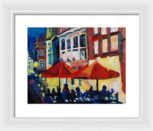 Load image into Gallery viewer, Cafe al fresca - Framed Print