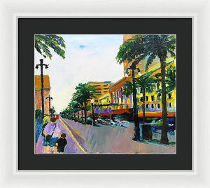 Canal St.  - Framed Print