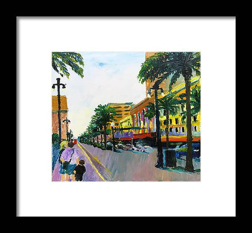 Canal St.  - Framed Print