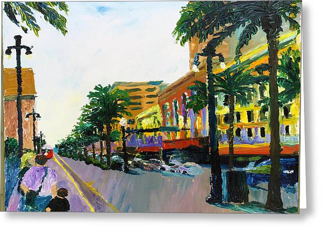 Canal St.  - Greeting Card