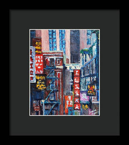 Chinatown - Framed Print