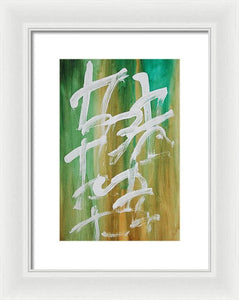 Chinese Numbers - Framed Print