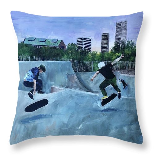 City Wave - Throw Pillow