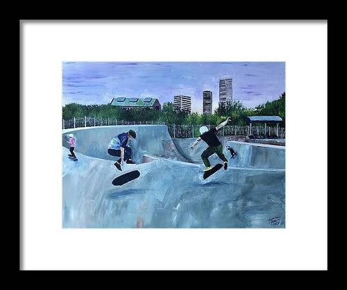 City Wave - Framed Print