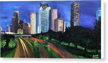 Load image into Gallery viewer, Down Allen Parkway - Canvas Print