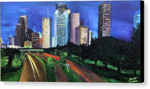 Load image into Gallery viewer, Down Allen Parkway - Canvas Print