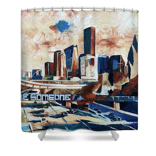 Dreams of Being Someone - Shower Curtain