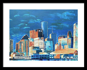 Dreams of Houston - Framed Print