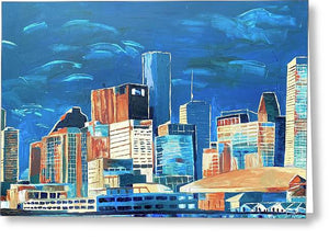 Dreams of Houston - Greeting Card