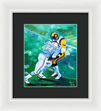 Load image into Gallery viewer, Earl Campbell runs over Rams - Framed Print