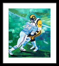 Load image into Gallery viewer, Earl Campbell runs over Rams - Framed Print