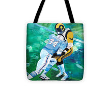 Load image into Gallery viewer, Earl Campbell runs over Rams - Tote Bag