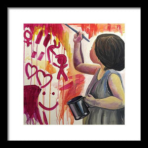 Every Child is an Artist - Framed Print