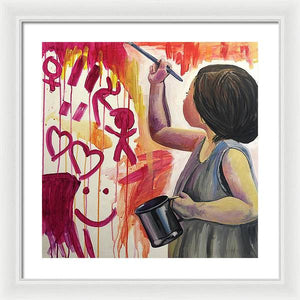 Every Child is an Artist - Framed Print