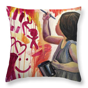 Every Child is an Artist - Throw Pillow