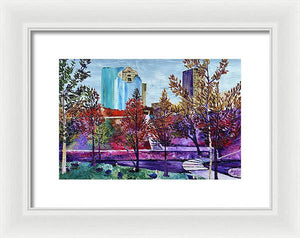 Fall By the Bayou - Framed Print