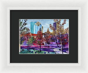 Fall By the Bayou - Framed Print