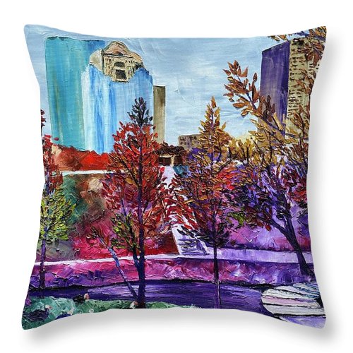 Fall By the Bayou - Throw Pillow