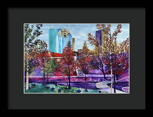 Fall By the Bayou - Framed Print