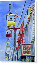 Load image into Gallery viewer, Flying Over the Midway - Canvas Print