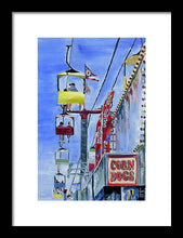 Load image into Gallery viewer, Flying Over the Midway - Framed Print