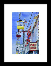 Load image into Gallery viewer, Flying Over the Midway - Framed Print