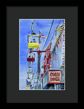 Load image into Gallery viewer, Flying Over the Midway - Framed Print