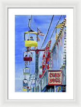 Load image into Gallery viewer, Flying Over the Midway - Framed Print