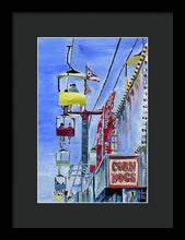 Load image into Gallery viewer, Flying Over the Midway - Framed Print