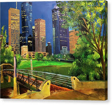 Load image into Gallery viewer, Footbridge at Buffalo Bayou - Canvas Print