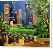 Load image into Gallery viewer, Footbridge at Buffalo Bayou - Canvas Print