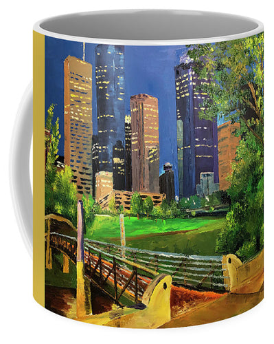 Footbridge at Buffalo Bayou - Mug