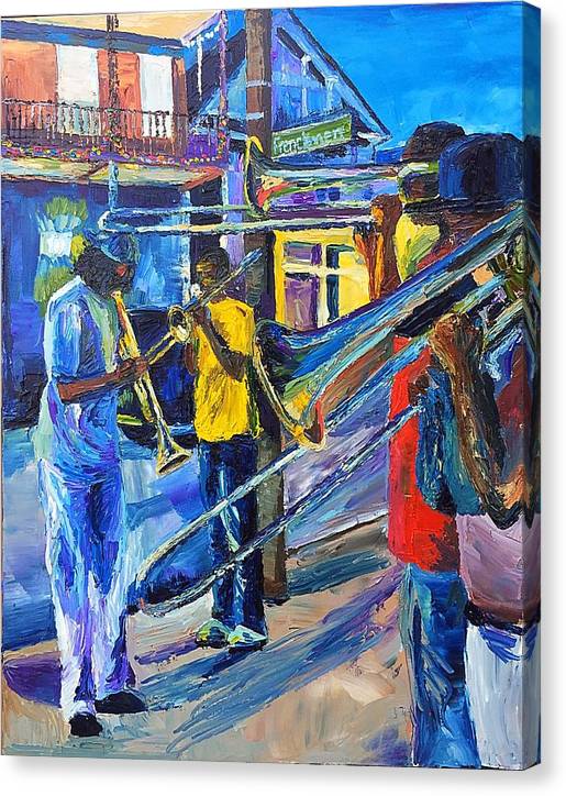 Frenchmen St., New Orleans - Canvas Print