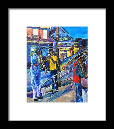 Frenchmen St., New Orleans - Framed Print