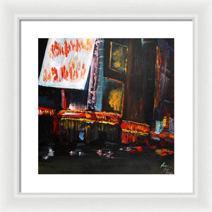 Friday Night - Framed Print