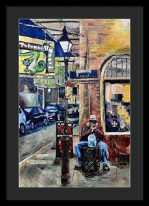 Gaslamp Blues - Framed Print