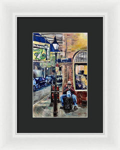 Gaslamp Blues - Framed Print