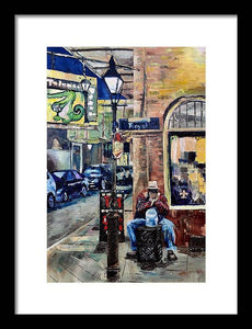 Gaslamp Blues - Framed Print