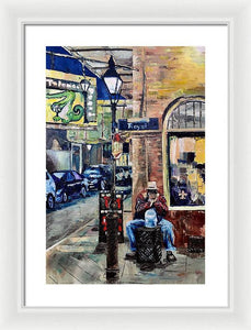 Gaslamp Blues - Framed Print