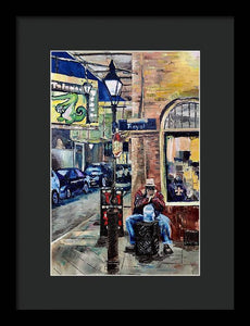 Gaslamp Blues - Framed Print