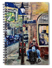 Load image into Gallery viewer, Gaslamp Blues - Spiral Notebook