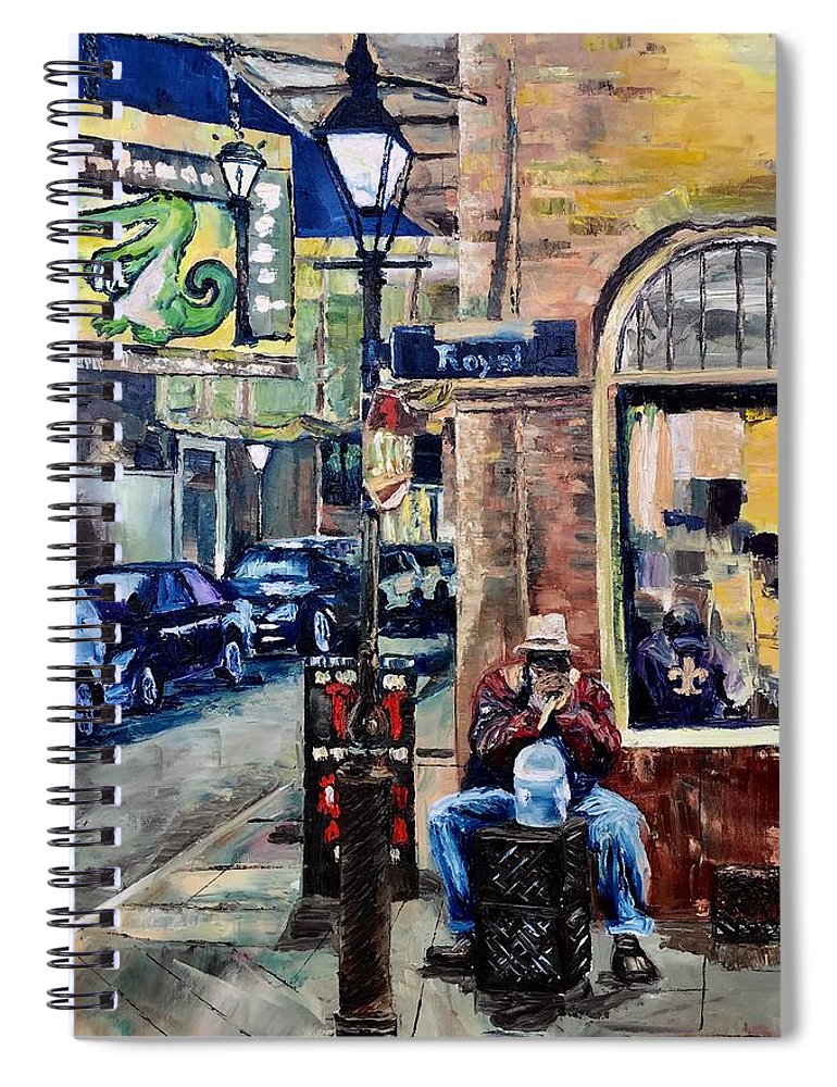 Gaslamp Blues - Spiral Notebook