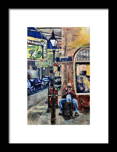 Gaslamp Blues - Framed Print