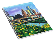 Load image into Gallery viewer, Glass Castles and Sunshine Gardens - Spiral Notebook