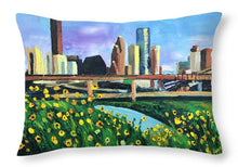 Load image into Gallery viewer, Glass Castles and Sunshine Gardens - Throw Pillow