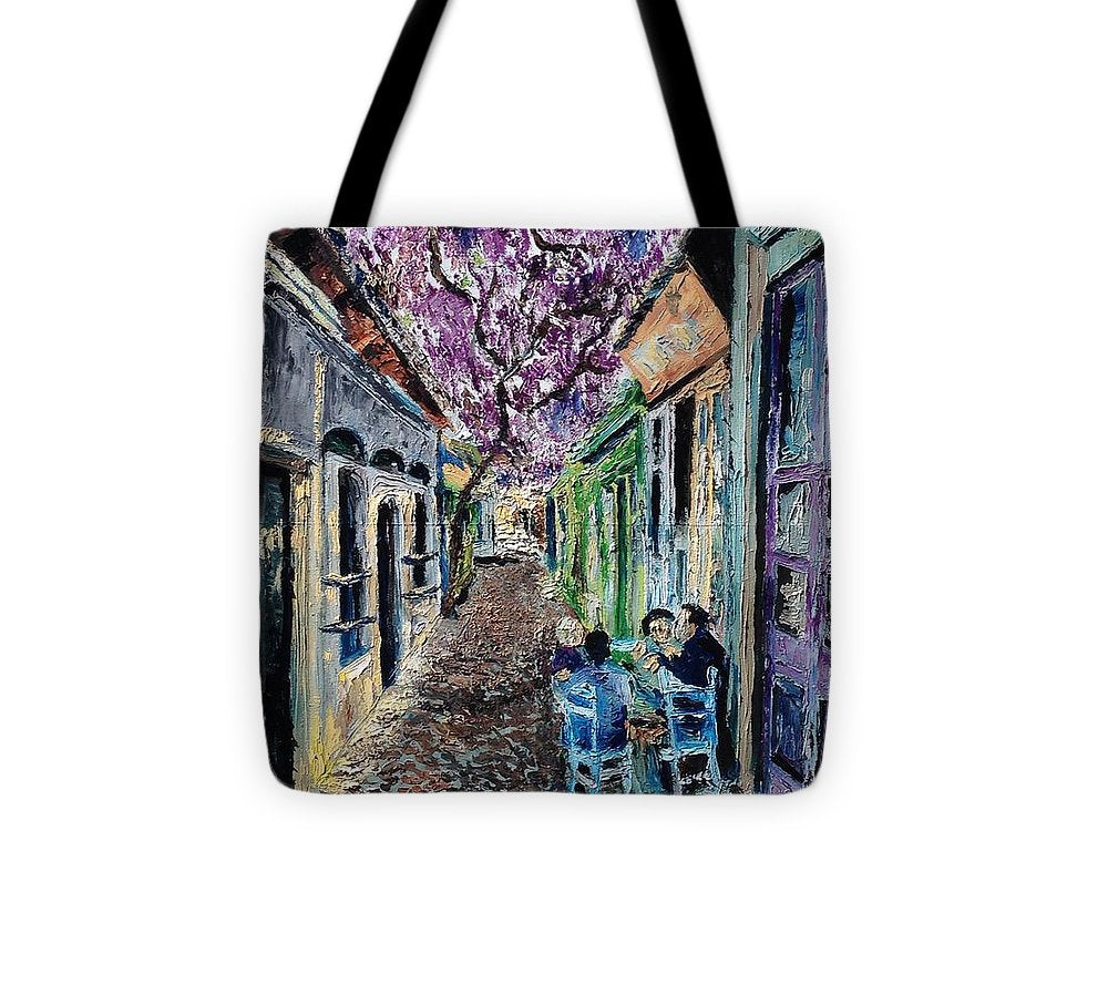 Grecian Alleyway - Tote Bag