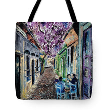 Load image into Gallery viewer, Grecian Alleyway - Tote Bag